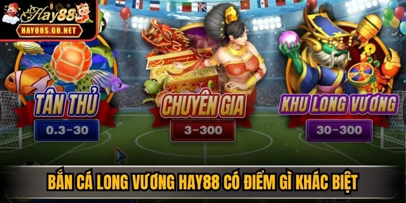 Bắn cá Long Vương HAY88 có điểm gì khác biệt