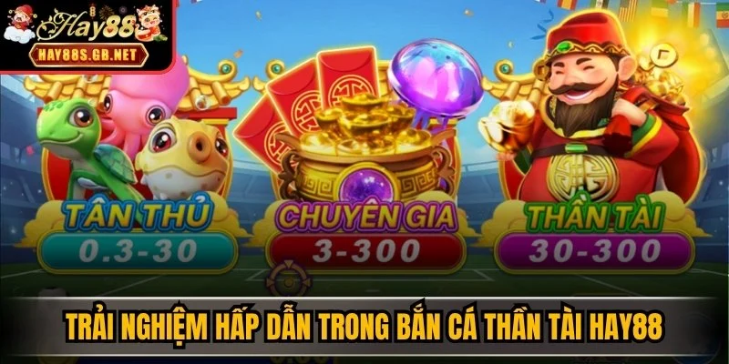 Trải nghiệm hấp dẫn trong Bắn Cá Thần Tài HAY88
