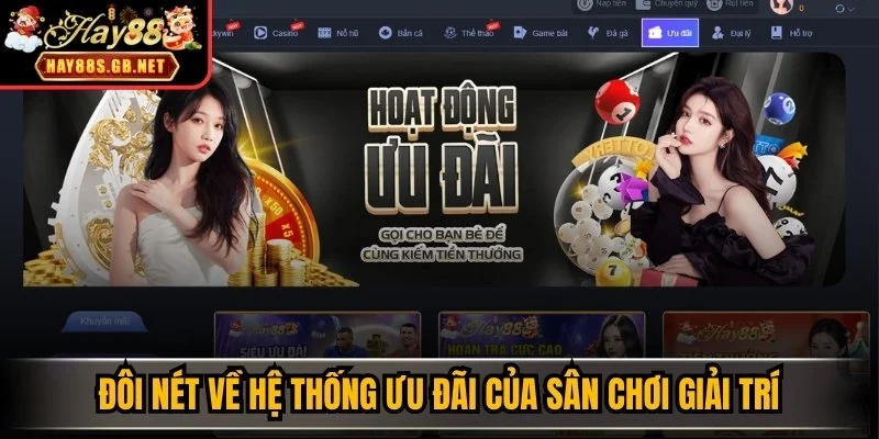 Đôi nét về hệ thống ưu đãi của sân chơi giải trí