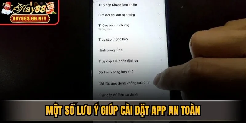 Một số lưu ý giúp cài đặt