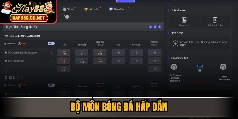 Bộ môn bóng đá hấp dẫn