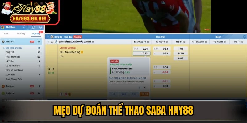 Mẹo dự đoán Thể thao Saba HAY88
