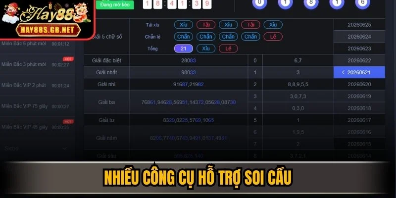 Nhiều công cụ hỗ trợ